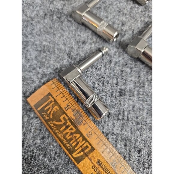 5 Pack of 6.3mm 1/4 inch Stereo Right Angle 90 Degree Instrument Audio Jack Plug - Picture 6 of 7